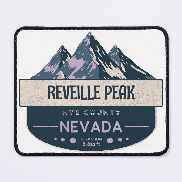 Item preview, Reveille Peak, Nye County, Nevada, Mountain Design designed and sold by Wanderful-roads.