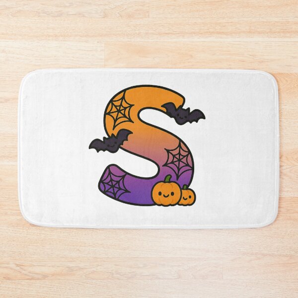 Item preview, Halloween Letter S – Cute Kawaii Cartoon with Spooky Details designed and sold by PrintCreations9.