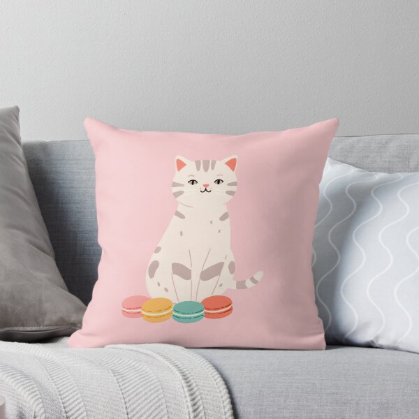 Item preview, Cat and macaroons designed and sold by WoollenLlama.