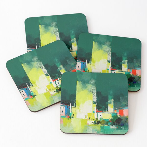 Item preview, Vibrant Abstract Urban Towerscape designed and sold by zzz888.