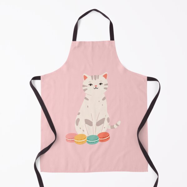 Item preview, Cat and macaroons designed and sold by WoollenLlama.