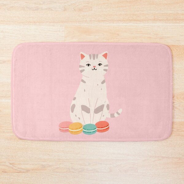 Item preview, Cat and macaroons designed and sold by WoollenLlama.