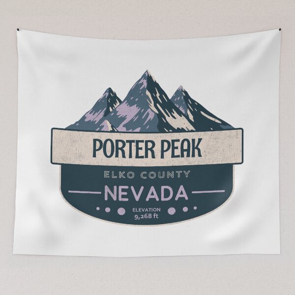 Item preview, Porter Peak, Elko County, Nevada, Mountain Design designed and sold by Wanderful-roads.