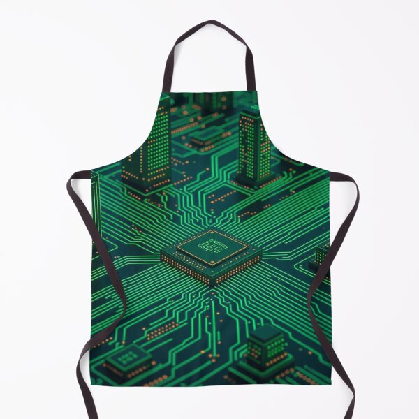 Item preview, Circuit Board Cityscape designed and sold by xArchGoDx.