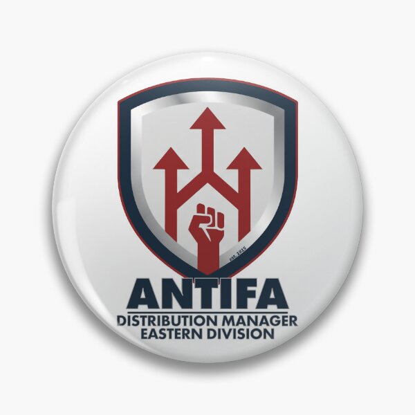Item preview, ANTIFA Distribution Manager | Satirical Logistics Role in Fake Bureaucracy designed and sold by 3MillsDesign.