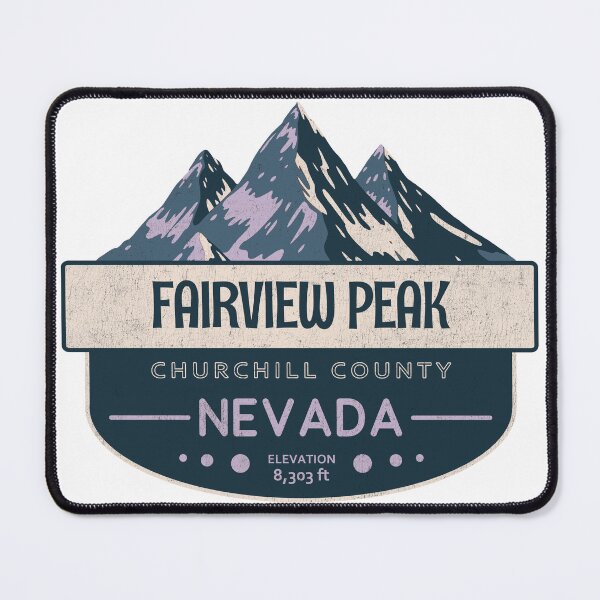 Item preview, Fairview Peak, Churchill County, Nevada, Mountain Design designed and sold by Wanderful-roads.
