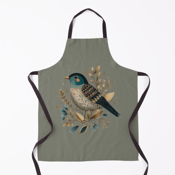 Item preview, Boho Folk Art Bird designed and sold by HEXANDGLOSS.