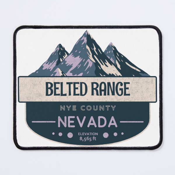 Item preview, Belted Range, Nye County, Nevada, Mountain Design designed and sold by Wanderful-roads.