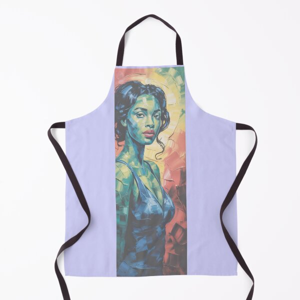 Item preview, Abstract Woman Portrait Vibrant Palette Knife Art By Merch, Limited Edition designed and sold by JERICHOALBERT2.
