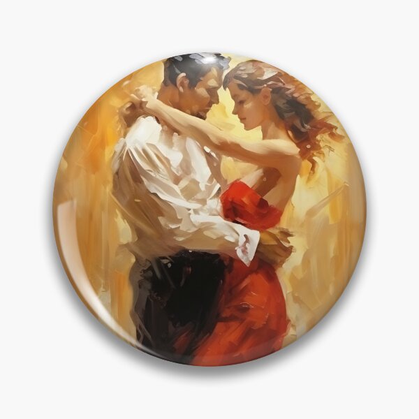 Item preview, Couple Dancers Painting, Dancing Wall Decor, Dance Home Painting, Dance Painting, Romantic Artwork, Vintage Lovers Painting designed and sold by SavageVision.