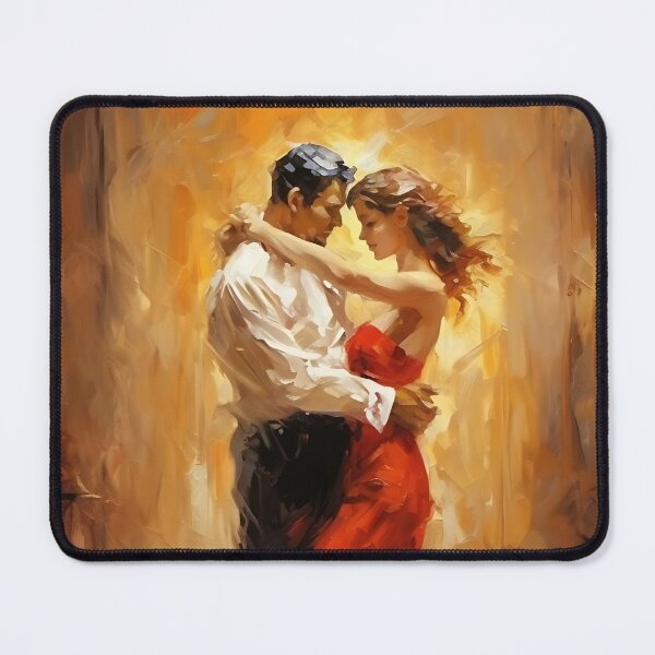 Item preview, Couple Dancers Painting, Dancing Wall Decor, Dance Home Painting, Dance Painting, Romantic Artwork, Vintage Lovers Painting designed and sold by SavageVision.