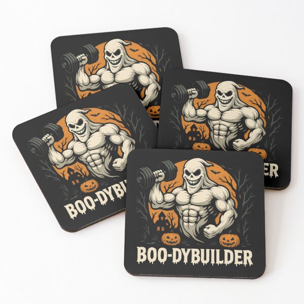 Item preview, Boodybuilder Ghost Halloween designed and sold by Joyful-Park.