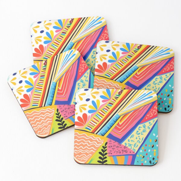 Item preview, Absolute Birthday Layer Cake Colorful Abstract Pattern designed and sold by GingerFay.