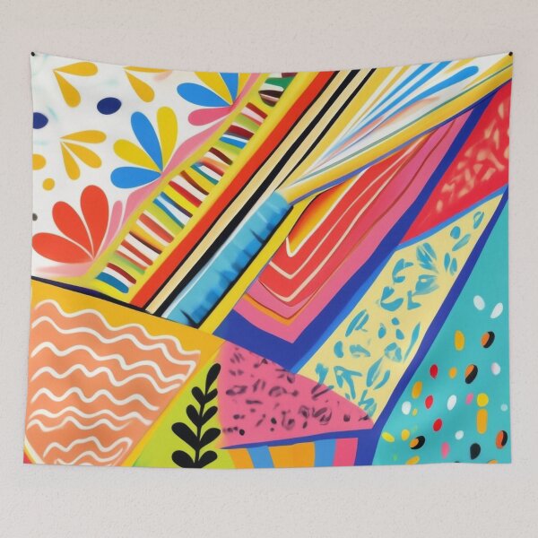 Item preview, Absolute Birthday Layer Cake Colorful Abstract Pattern designed and sold by GingerFay.