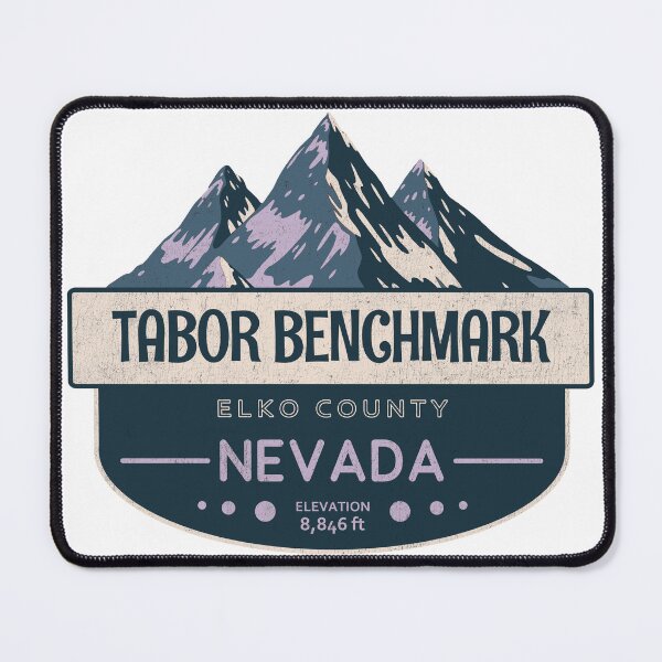 Item preview, Tabor Benchmark, Elko County, Nevada, Mountain Design designed and sold by Wanderful-roads.