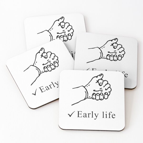 Item preview, Clasping hands Early life designed and sold by JanessaHardi.
