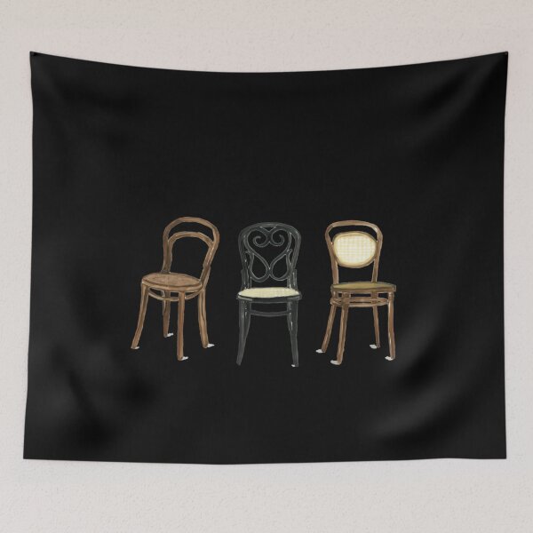 Item preview, Thonet Chairs - Watercolor Painting  	 designed and sold by fhhcpxahvs44.