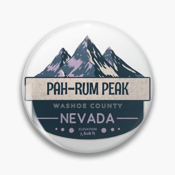 Item preview, Pah-Rum Peak, Washoe County, Nevada, Mountain Design designed and sold by Wanderful-roads.