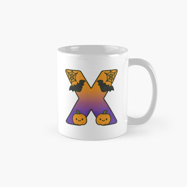 Item preview, Halloween Letter X – Cute Kawaii Cartoon with Spooky Details designed and sold by PrintCreations9.