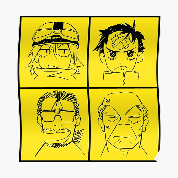 Furi kuri 4 faces Poster