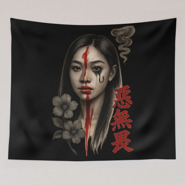 Item preview, Asian Girl - Fear No Evil designed and sold by musmus76.