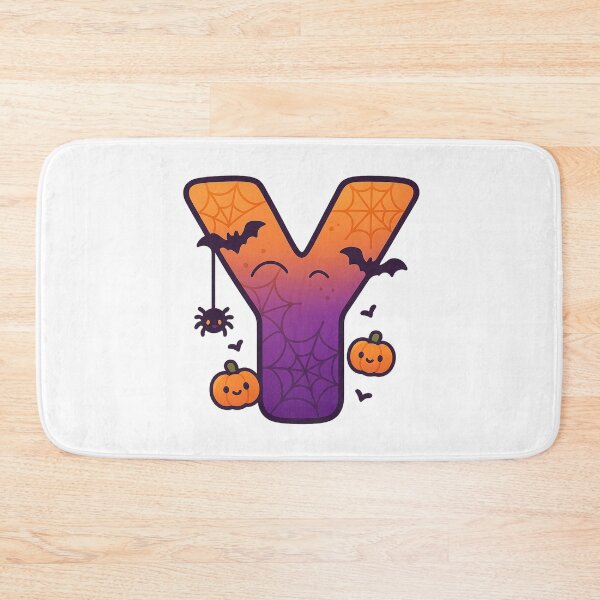 Item preview, Halloween Letter Y – Cute Kawaii Cartoon with Spooky Details designed and sold by PrintCreations9.