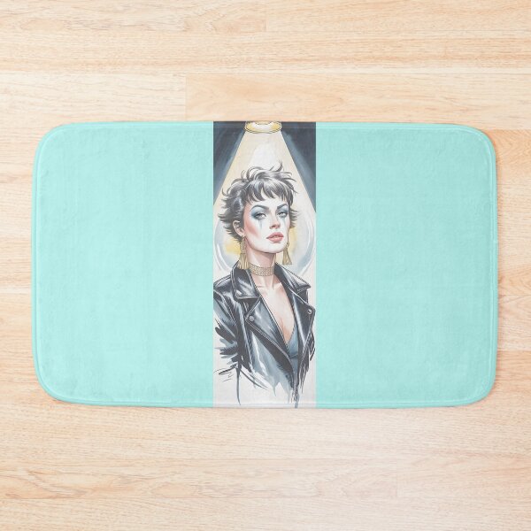 Item preview, Punk Rock Woman Spotlight Portrait By Merch, Limited Edition designed and sold by JERICHOALBERT2.