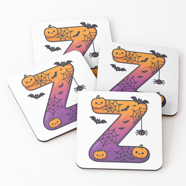 Item preview, Halloween Letter Z – Cute Kawaii Cartoon with Spooky Details designed and sold by PrintCreations9.