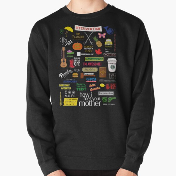 How I Met Your Mother | HIMYM | TV Show | Collage Pullover Sweatshirt
