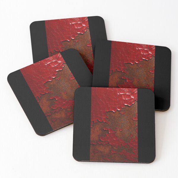 Item preview, 3D Rusty burgundy steel iron plate - Retro - Vintage - designed and sold by Bukhisz.