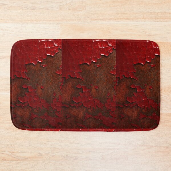 Item preview, 3D Rusty burgundy steel iron plate - Retro - Vintage - designed and sold by Bukhisz.