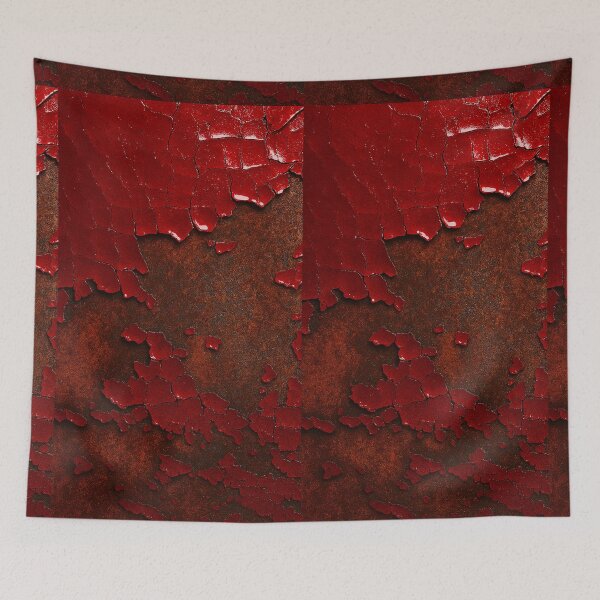 Item preview, 3D Rusty burgundy steel iron plate - Retro - Vintage - designed and sold by Bukhisz.
