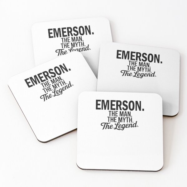 Item preview, Emerson Name Emerson The Man The Myth The legend designed and sold by Watsonarts.