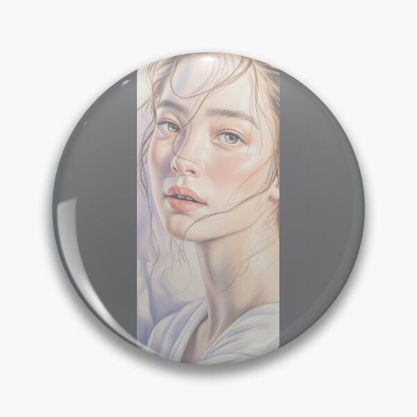 Item preview, Luminous Portrait: Delicate Face Drawing By Merch, Limited Edition designed and sold by JERICHOALBERT2.