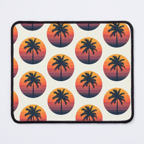 Item preview, Tropical Palm Tree Retro Sunset designed and sold by VibranPalette.