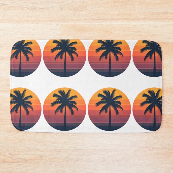 Item preview, Tropical Palm Tree Retro Sunset designed and sold by VibranPalette.