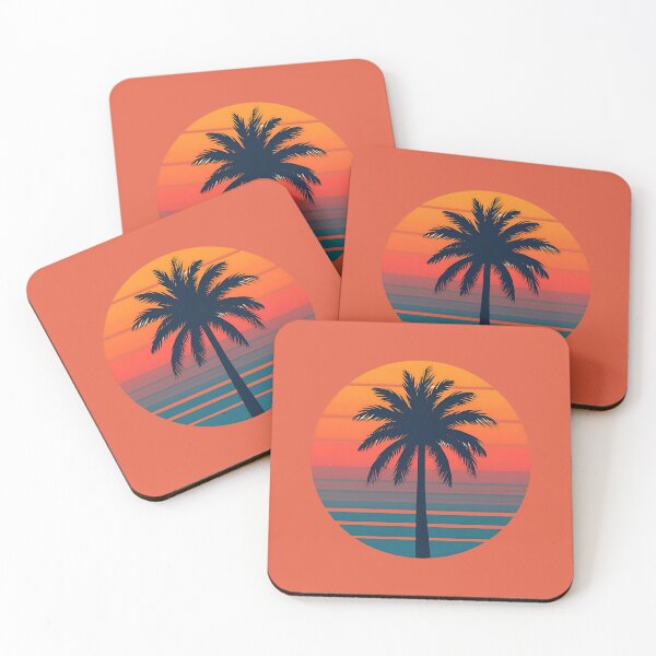 Item preview, Palm Tree Retro Sunset designed and sold by VibranPalette.