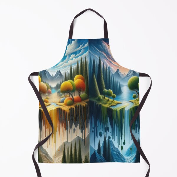 Item preview, PopArt Nature – Landscape dripping in color, reality reflected in the surreal rhythm designed and sold by FotoworldEdel.