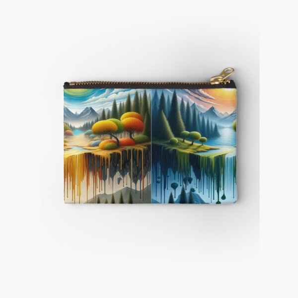 Item preview, PopArt Nature – Landscape dripping in color, reality reflected in the surreal rhythm designed and sold by FotoworldEdel.