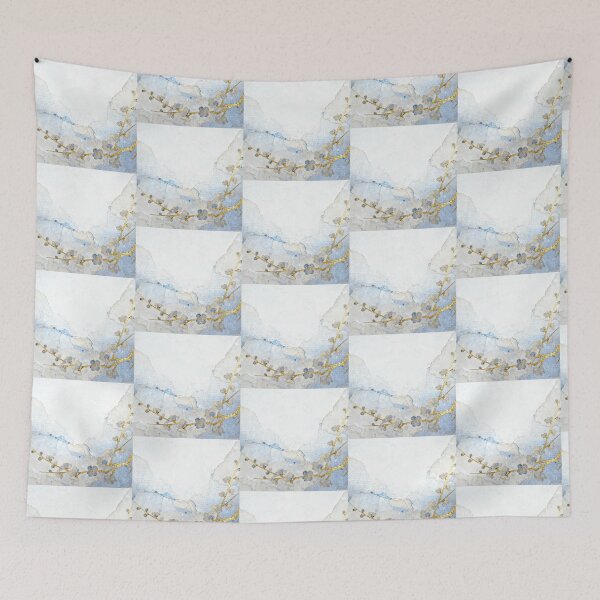 Item preview, Golden Plum Serenity on Azure Clouds designed and sold by zzz888.