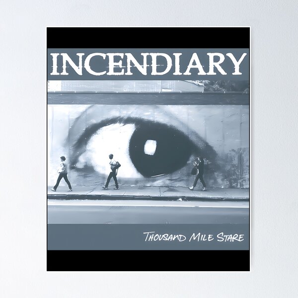 Item preview, Incendiary Hardcore Punk Band Thousand Mile Stare designed and sold by jalagorezzioi.