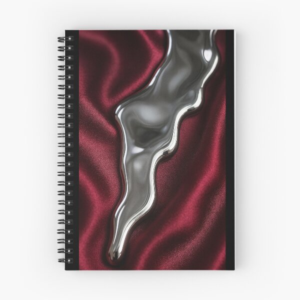 Item preview, Elegant burgundy silk fabric covered with a silvery, chrome coating designed and sold by Bukhisz.