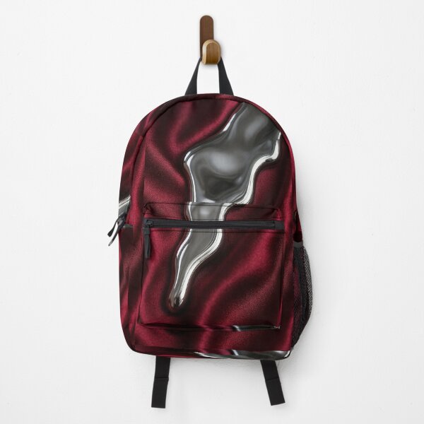 Item preview, Elegant burgundy silk fabric covered with a silvery, chrome coating designed and sold by Bukhisz.