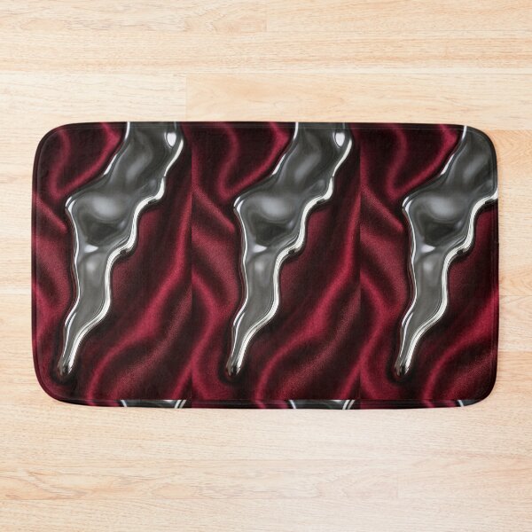 Item preview, Elegant burgundy silk fabric covered with a silvery, chrome coating designed and sold by Bukhisz.