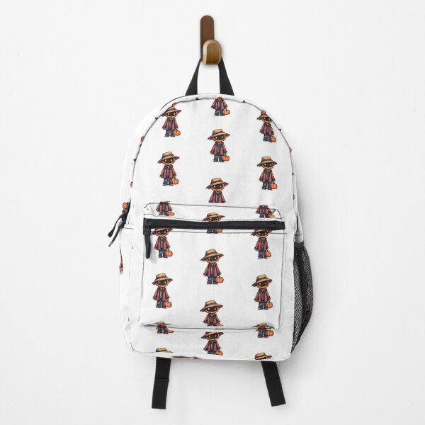 Item preview, Pumpkin Head Scarecrow Sticker – Cute Spooky Halloween Character Art designed and sold by Gurjeetpixelart.