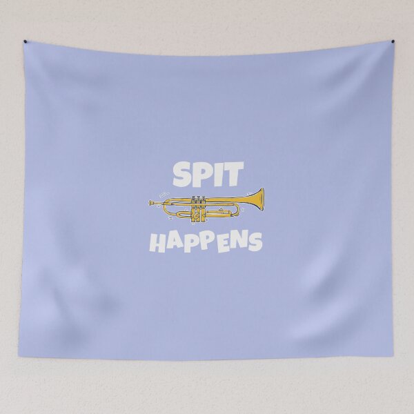 Item preview, 3640-Spit-Happens-T-Shirt-Funny-Saying-Band-Camp-Marching-Band-Tee designed and sold by 3Clarkson1.
