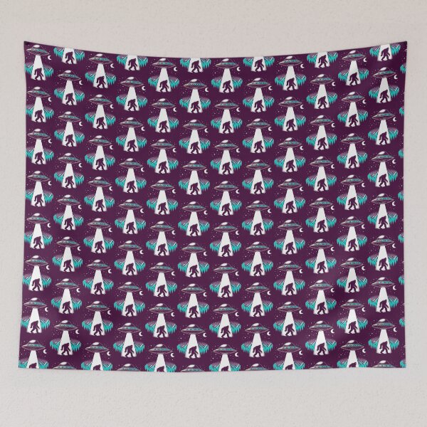 Item preview, Bigfoot Encounter Ufo Abduction Mountain Scene By Merch, Limited Edition, Perfect Gift For You And  designed and sold by HALEYBEVERLY.