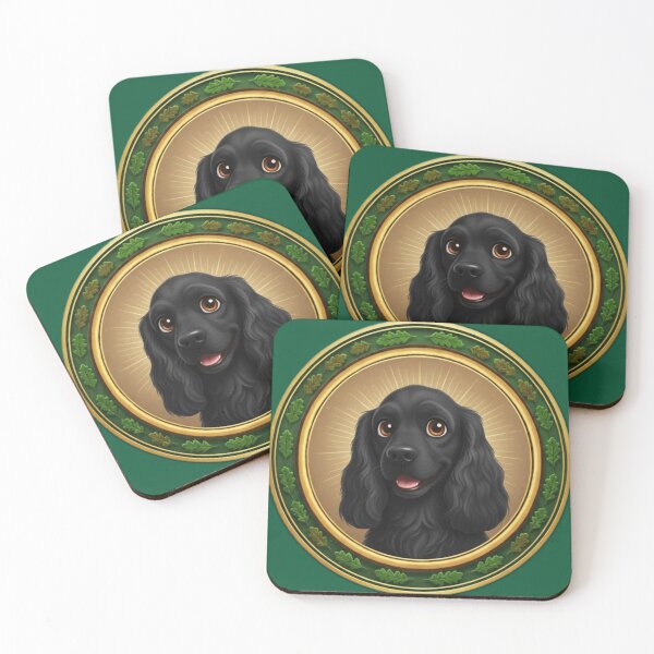Item preview, Happy Dog - Black Cocker Spaniel designed and sold by Sanders T-Shirts.