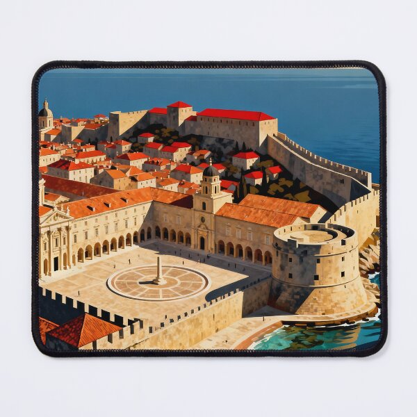 Item preview, Dubrovnik Vintage Travel Poster designed and sold by TrendSh0p.