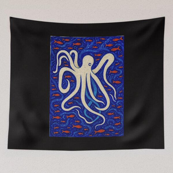 Item preview, Octopus out of the garden#4 designed and sold by Helios Be. Lavsh.